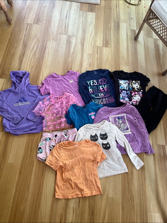 adidas Other - adidas Purple Girls Hoodie with Mixed Color Kids Tops Lot